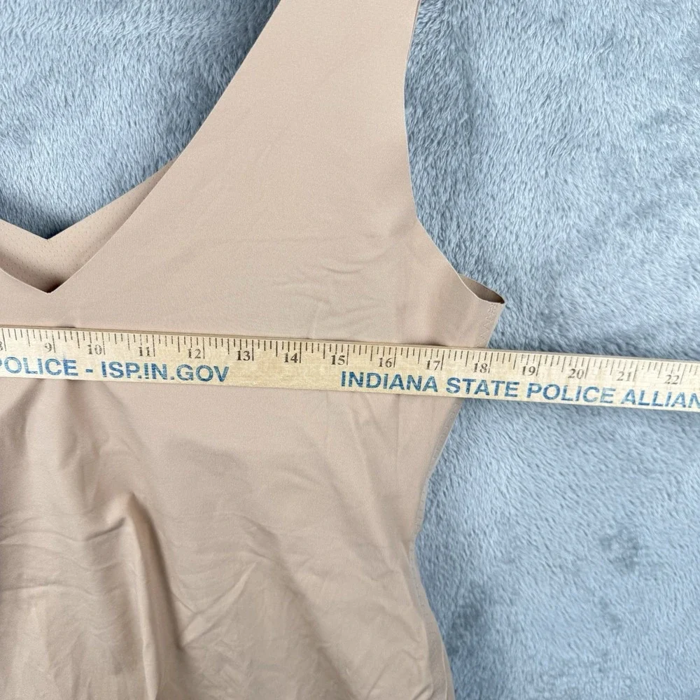 Honeylove Shapewear Liftwear Tank Womens‎ 2X Beige Slimming Shaping Built In Bra